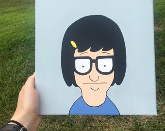Tina Belcher (Bob's Burgers) canvas portrait