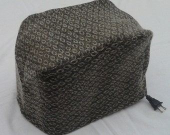 Khaki green 2 slice toaster cover, ready to ship