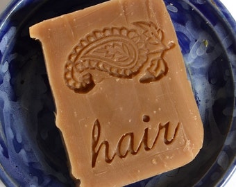 Henna Shampoo Bar with Jojoba - Unscented Shampoo Bar - Vegan Shampoo Bar