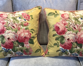 Colefax and Fowler floral cushion