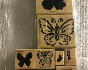 STAMPIN UP! Retired Definitely Decorative Flutterbys Butterflies