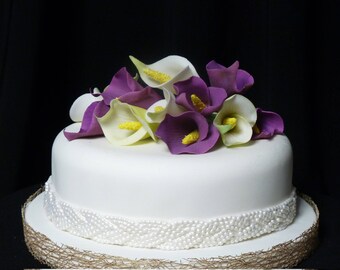 Calla Lilies - Cake Decor (by 12 pc.)