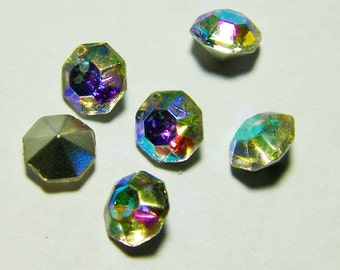 Vintage Crystal Tatania 28ss Faceted Chaton Jewels from Czechoslovakia (12)