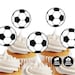 Soccer Cupcake Toppers. Printable Cupcake decor. Dessert Toppers. Boy Birthday Toppers. Soccer Theme Kids Team Party Decorations