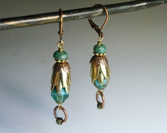Boho Earrings, Bohemian Earrings, Turquoise Earrings, Hippie Jewelry, Gift For Her, Sundance Style Jewelry, Boho Jewelry, Bohemian Jewelry