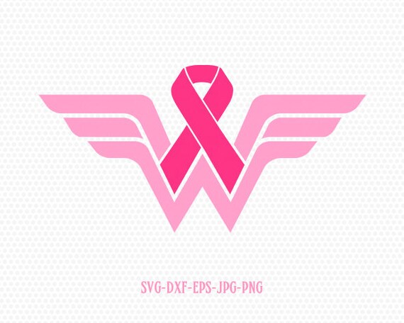 Download Wonder Woman Breast Cancer Awareness CriCut Files frame