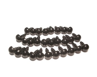 20units 8 mm black safety eyes