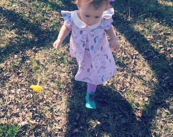 Unicorn Collared Dress and top