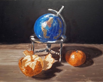 Original oil painting still life IX