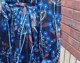 Laura Ashley floral print long sleeved dress.
