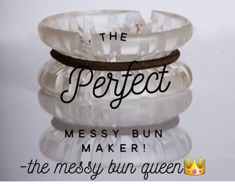 Messy Bun How To, Perfect Messy Bun, New Hair Accessory, Bun Hair Accessories, Bun Holders, Messy Bun Maker, Hair Accessories, For Women
