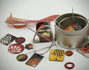 Design Stencils for Enameling - UNIVERSE - 5PC Set