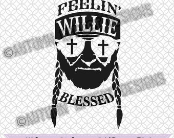 Willie nelson svg | Etsy