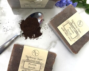 Coffee Soap, Cold Process Soap, Bar Soap, Exfoliating Soap, Scrub Soap, Handmade Soap, Stocking Stuffer ideas, Kitchen Soap, Coffee lover