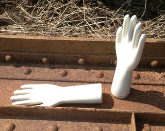 Industrial Porcelain Glove Mold made in USA Shiny Object of Art
