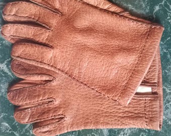 Vintage, gloves, gloves, leather, suede, Rusty, Russt, T45