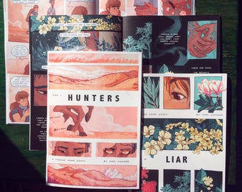 Hunters/Liar comic - award winning short romance comic