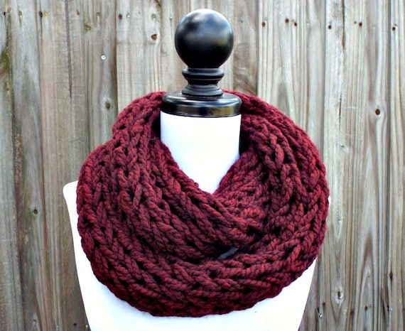 Instant Download Knitting PATTERN Infinity Scarf Knitting