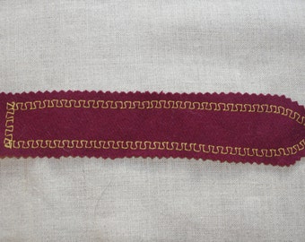 Felted wool Lewis bookmark