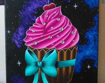 Gemstone Cupcake, 12x16"