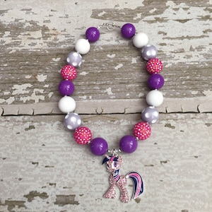 Twilight Sparkle Birthday Outfit - My Little Pony Jewelry - My Little Pony Bracelet - My Little Pony Birthday -Twilight Sparkle Necklace