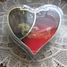Vintage Heart Shape Musical Jewellery Box with Hinged Lid, Keepsake Box, Gorgeous Cute Musical Box Gold Notes on the Lid, Nice Gift for Her