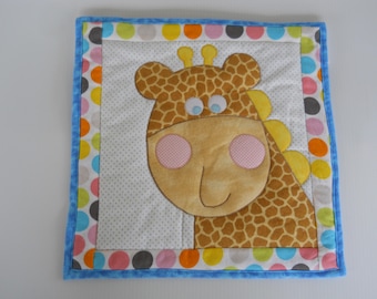 Giraffe quilted wallhanging