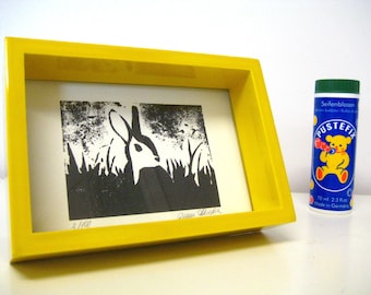 Limited Edition Letterpress Print - Bunny