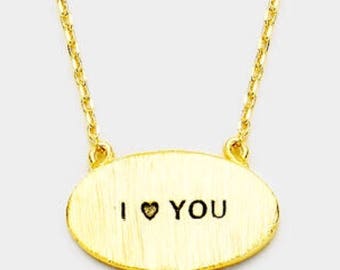 I love you the inspired necklace