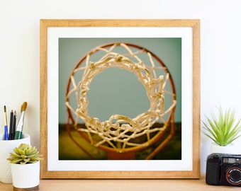 Vintage Basketball Wall Art, Vintage Basketball Art Print, Basketball Print, Vintage Basketball Photography, Art Prints and Canvas Art
