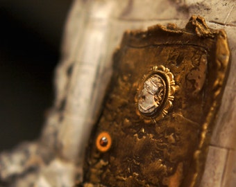 Fairy Door: PALAZZO INGRESSO. Faerie Dream Door Sculpture by Fae Factory Artist Dr Franky Dolan (Original Fine Art Fairy Door spiritual art)