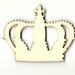Crown - Laser Cut Out Unfinished Wood Shape Craft Supply CLT65