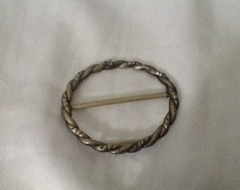 Victorian Antique Sterling Large Scarf Pin, Marked Sterling
