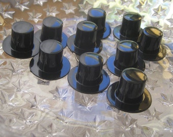 ULDIGI 6pcs Miniature Top Hat For Crafts Doll Hats For