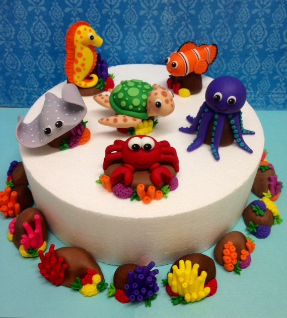 Nemo Fondant Cake Toppers Nemo Fondant Cake Toppers