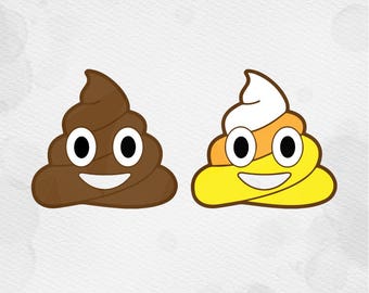 Poop emoji svg, poop svg, emoji svg, svg, dxf, cricut, Poop emoji candy corn SVG candy Corn SVG silhouette cutting file silhouette svg files