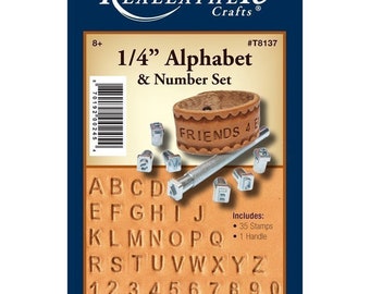 1/4" Alphabet & Number Set 8137-00