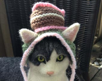 Birthday Cat Hat / Cupcake Cat Fascinator