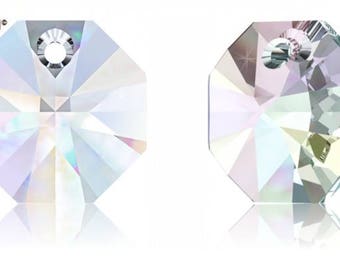 Swarovski 6401 - Octagon Crystal Pendant