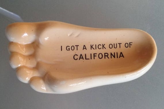 Anco Humorous Foot Ashtray Vintage Home Decor I Got a Kick Anco Humorous Foot Ashtray Vintage Home Decor I Got a Kick