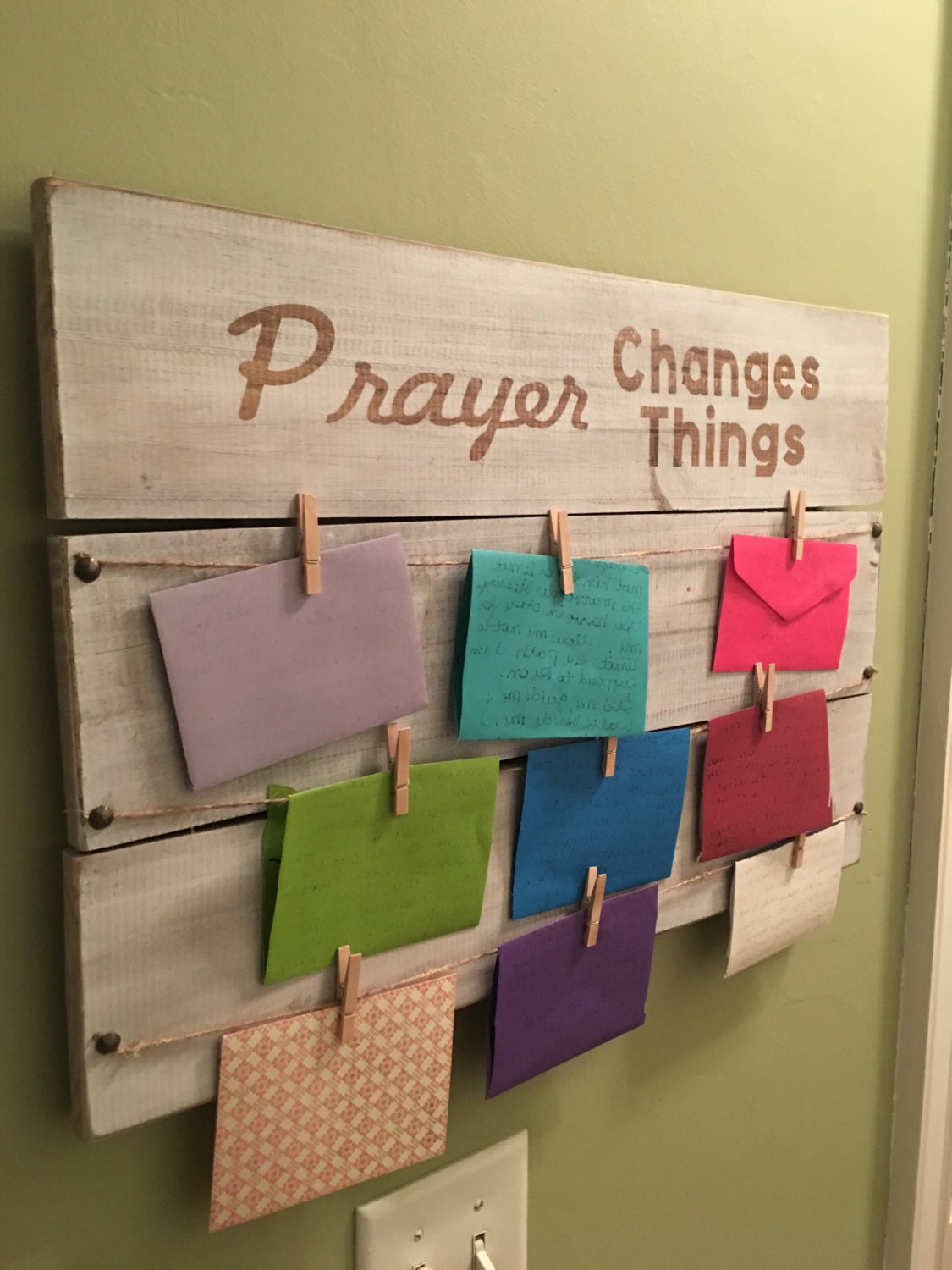 Wooden Prayer Board