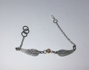 Harry potter golden snitch inspired bracelet