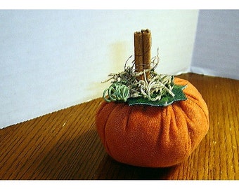 Suede Pumpkin/Small Size/Holiday Decor/ Handmade*