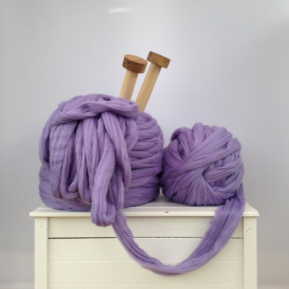 Thick giant yarn Super bulky EPIC EXTREME arm knitting kit