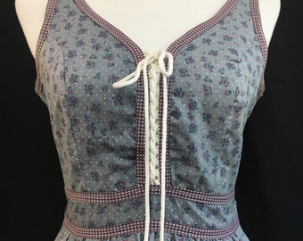 70's Gunne Sax Floral Sundress