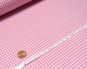 Baumwollstoff Karo rosa, 0,5m., KrabbeldeckenStoff, FashingStoff, 100%Baumwolle, Kinderkleidung, Kinderzimmer, Patchworkstoff Quilt