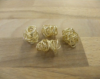 18mm Handmade 18/20 GoldFilled Spiral Separetors