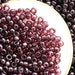 Dark Purple Toho Seed beads size 11/0 Transparent Amethyst N 6C rocailles dark purple kumihimo glass beads - 10g - S161