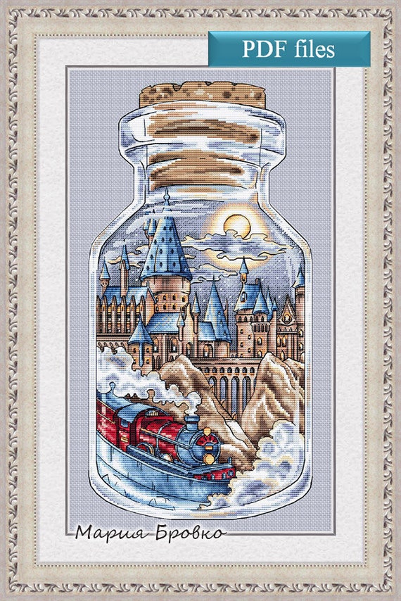 Hogwarts Cross Stitch Pattern / Harry Potter Cross Stitch Pa - Inspire  Uplift