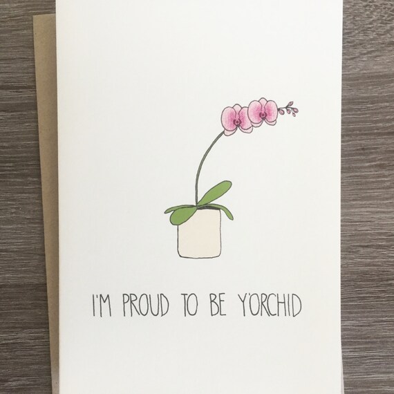 Proud To Be Yorchid Funny Mother's Day Card Funny